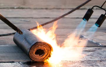 Old Knebworth asphalt flat roofing repairs